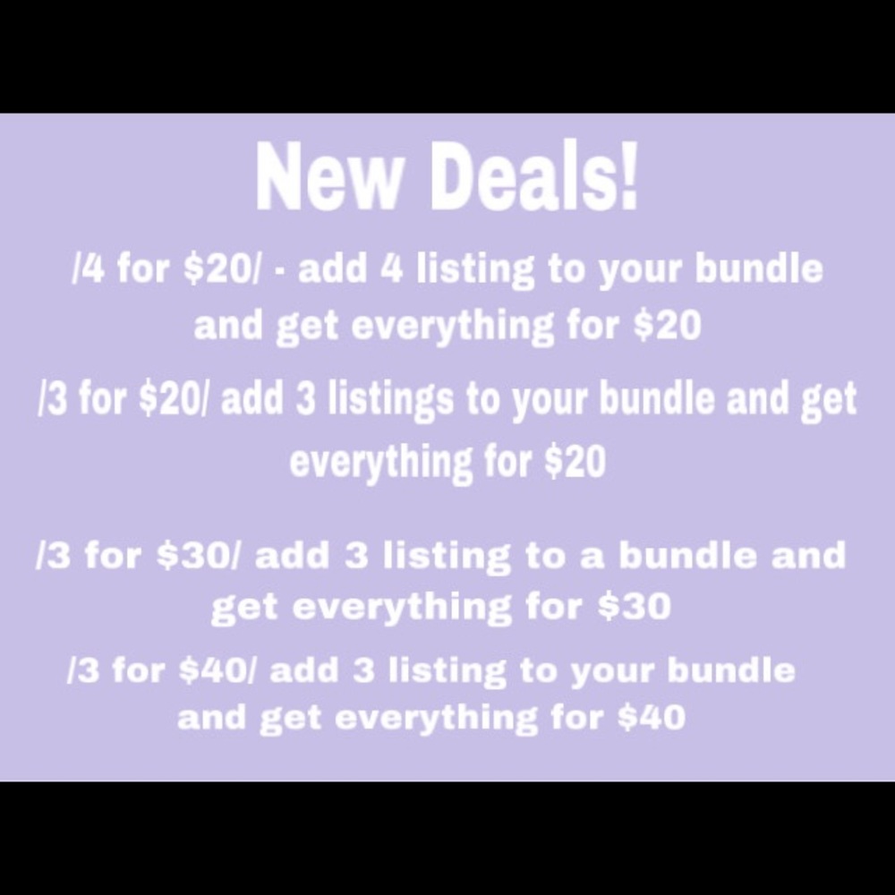 NEW DEALS